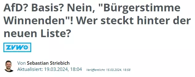 15.03.2024 ZVW Online Ausgabe